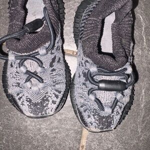 Yeezy Kids Sneakers in Black and Gray